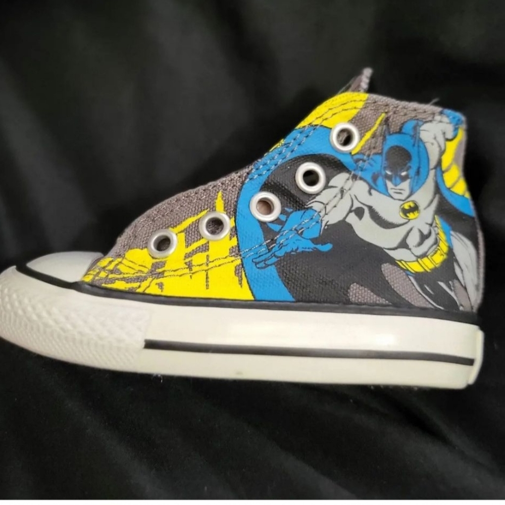 Converse Chuck Taylor,  Batman Shoes, sz 4c - Picture 2 of 4
